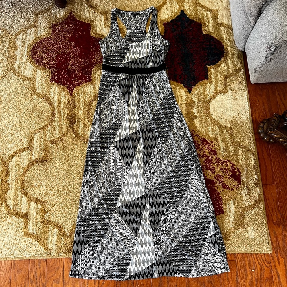 Apt 9 Geometric Long Boho Maxi Dress - Size S